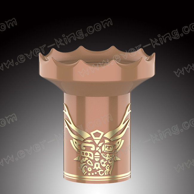 Aluminium Label Transparent 500ml Custom Glass Bottles