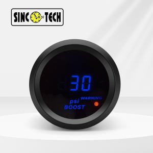 Quality Black 2'' LED Boost Gauge Psi Turbo Meter Sinco Tech 6111 Auto Mobile 12v Cars wholesale
