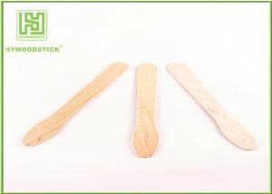 Quality Wooden Popsicle Sticks Ice Lolly Spoon Natural color Food Grade Ice Cream Spoon wholesale