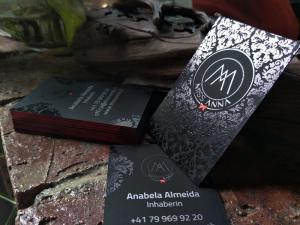 Quality Durable Black Foil Velvet Touch Business Cards Free Design For Organization wholesale