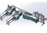 Surgical Disposable Nonwoven N95 KN95 Face Mask Making Machine Full Automatic
