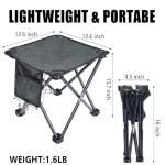 Portable camping stool