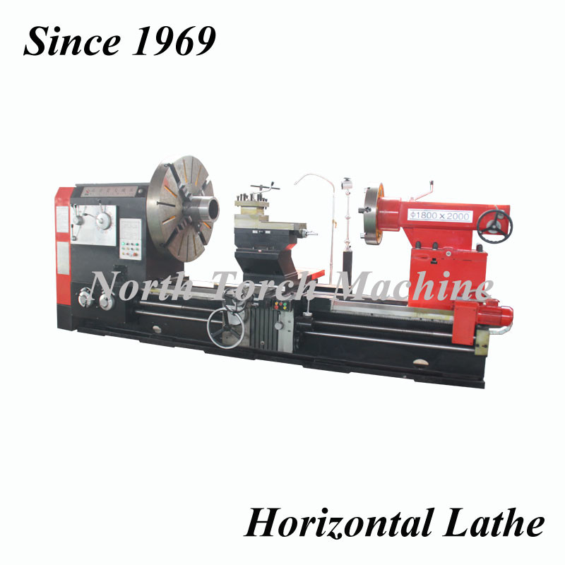 Large Conventional Lathe Machine , High Precision Cnc Lathe Stable Running