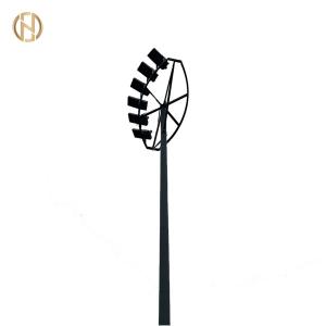 Quality Lifting System Hot Dip Galvanized Steel 30m High Mast Poles wholesale
