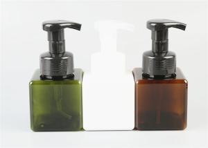 Quality Rectangle Square PETG Plastic Bottle Body Cream Plastic foam pump wholesale