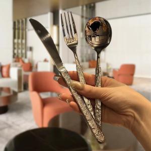 Quality Stainless Steel Cutlery Set-Spoon Fork Knife Dinnerware Eco-Friendly Metal Production wholesale