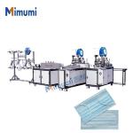 1+2 Flat Face Mask Manufacturing Machine / 11kw Mask Making Equipment