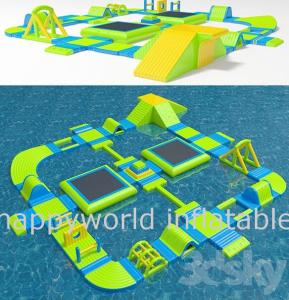 Quality Inflatable Aqua park , inflatable giant water park , inflatable floating water sport wholesale