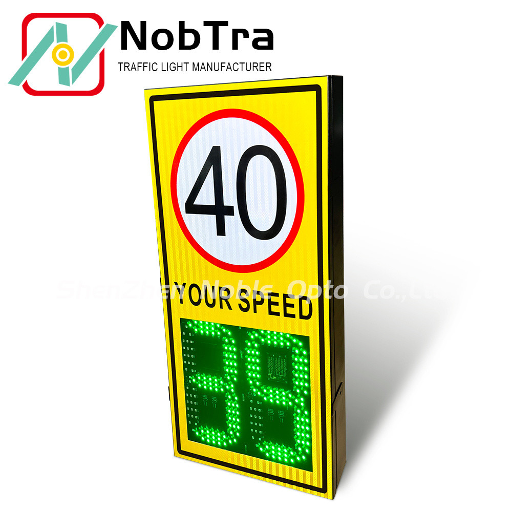 Solar Powered LED Speed Sign with Integrated Radar Detector