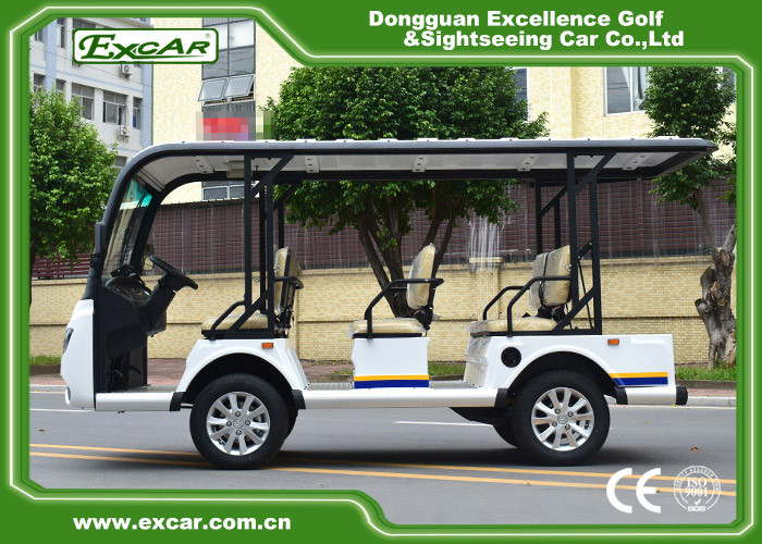 Excar 8 Seaters Sightseeing Electric Shuttle Bus 72V Tourist Car