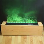 Overheating Protection Wall Mounted Electric Fireplace European Style Artificial