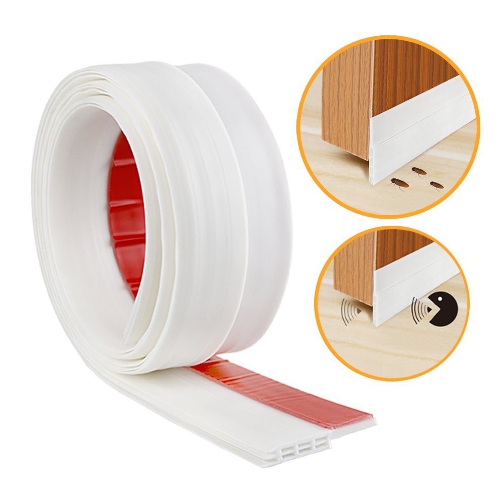 Grey Self-adhesive Silicone Rubber Door Bottom Seals for Improved Door Sealing Efficiency