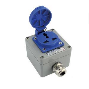 China 220V Outdoor Explosion Proof Socket Five Hole Exposed Concealed 16A Porous Waterproof on sale