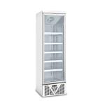 Bottom Mount Type Commercial Glass Freezer With Automatic Drain Water Evaporatin