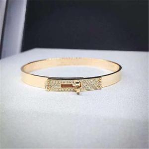 Quality diamonds of kelly bracelet 18kt gold with white gold or yellow gold wholesale