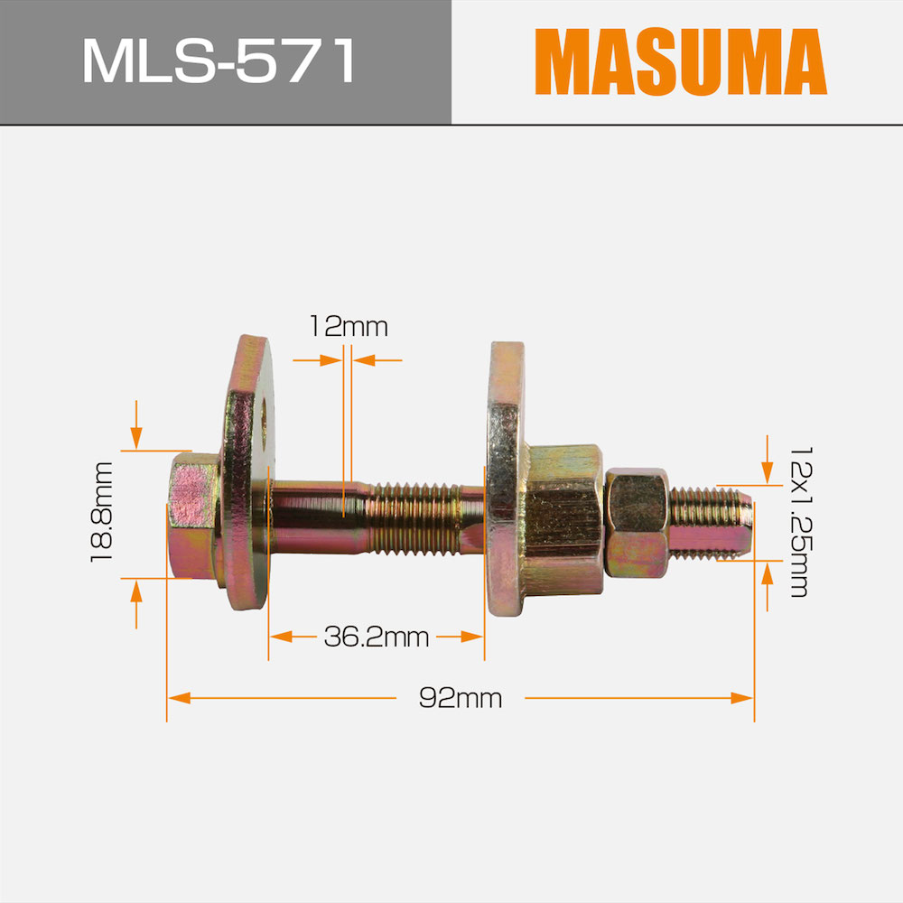 MLS-571 MASUMA Auto Car Bolt Nut 48190-30050 48190-30060 for LEXUS GS300 JZS160L item