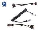 Flexible PVC 5 Pin Truck Trailer Extension Cable For Video Audio GND Signal