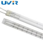 White Quartz Twin Tube Infrared Lamps With 500mm Heat Efficiency