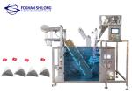 Stand Up Shilong Nylon Triangle Tea Bag Packing Machine PLC Control