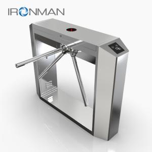 Quality Metro Station 3 Arm Turnstile Stainless Steel Standard Electronic Interface wholesale