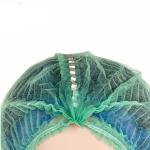 PP Non woven Disposable Hood Cap Breathable Nurse Hat With Metal Strip
