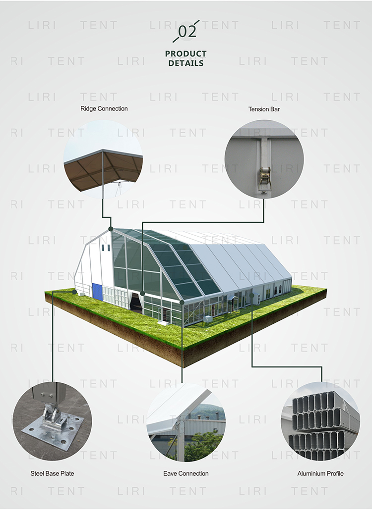 Large Mobile Polygon tent for Outdoor Concert Event and Sports with Factory Price