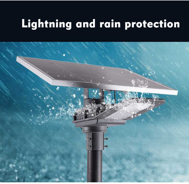 Integrated 40w Led Solar Street Light With Polycrystalline Silicon Solar Panel