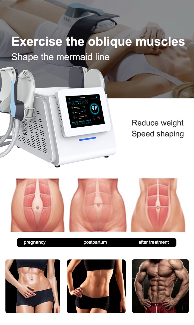 Body Shape S Shape Cavitation Muscle Building Electrical Machines 10.4in Screen ISO9001