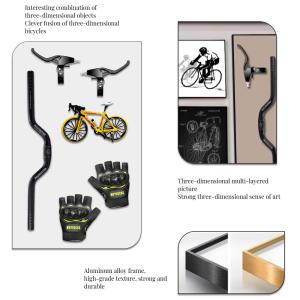 Quality Modern 3D Bicycle Crystal Porcelain Building Blocks for Office Decoration on Anniversary Occasion wholesale