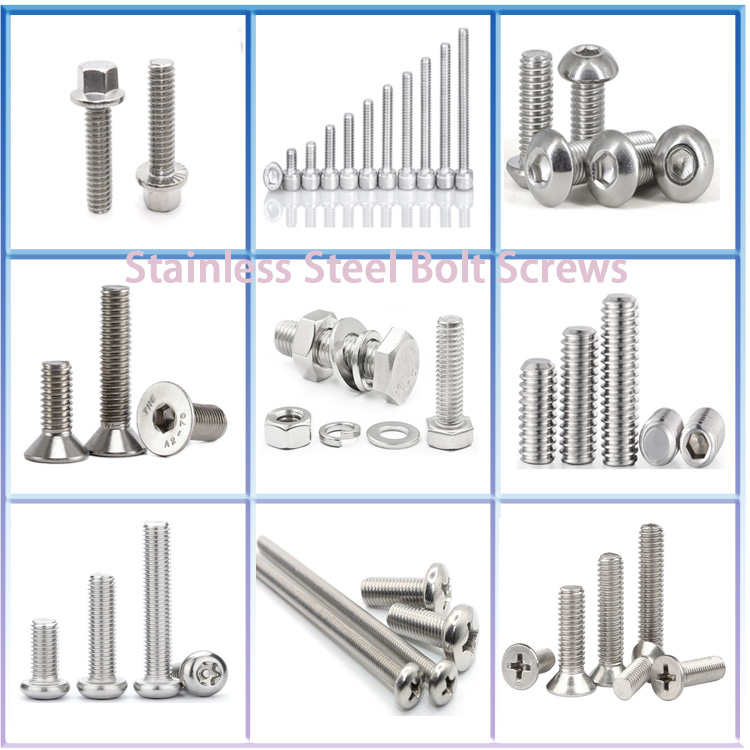 M4-M10 SS304 Metric Hexagon Socket Set Screws with Flat Point ISO 9001 2015 Certified