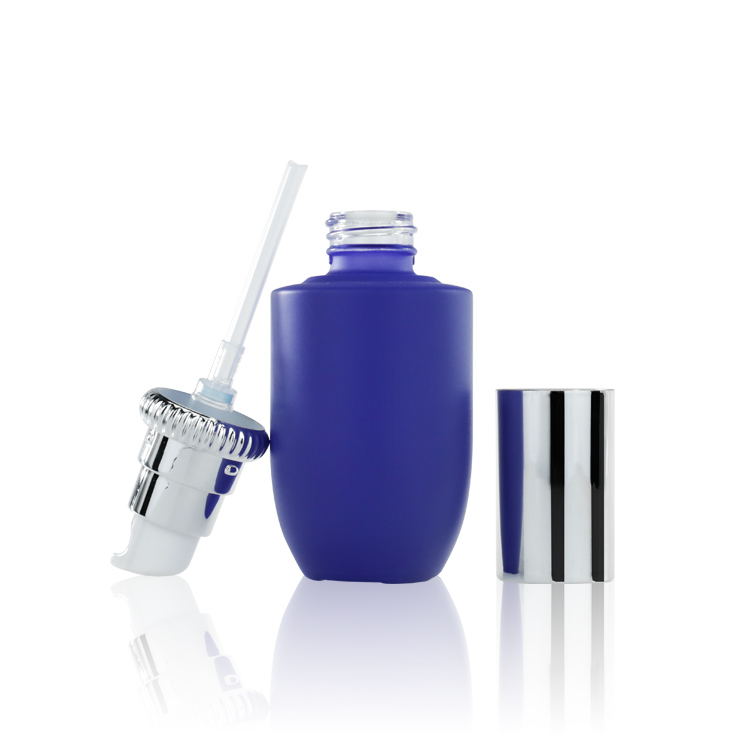 Custom Purple Empty Cosmetic Packaging 30ml-120ml Luxury Cosmetic Bottles