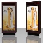 Double Sided Outdoor Vinyl Banners Exterior Light Box Advertising Light Boxes