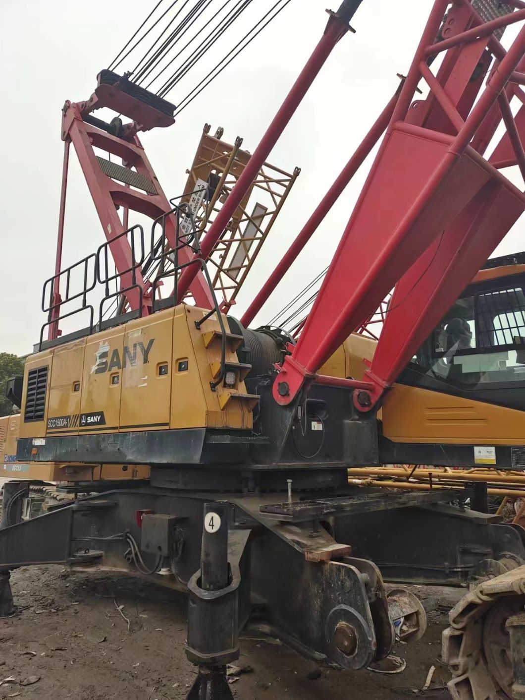 Top Brand Track Crane Crawler Crane Sc1500A-1 150t Construction Equipment