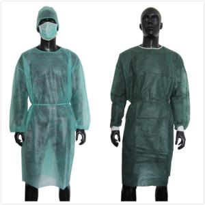Quality Reinforced ISO13485 Disposable Plastic Gown wholesale