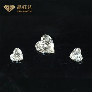 China Customized Heart Shape White VS Real Lab Grown Diamond Polished For Lover Gifts on sale