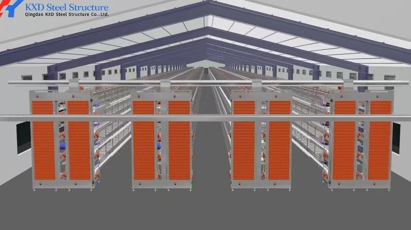 Steel Structure Plant Warehouse Poultry House Commercial Building Steel Structure