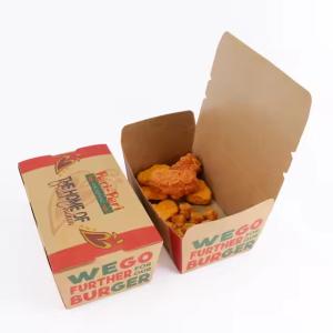 Quality Wholesale Custom Paper Fried Chicken Boxes - Food - Grade Fast Food Packaging wholesale