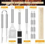 45Pcs Stainless Steel BBQ Grill Supplies