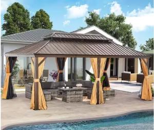 Quality Enhance Your Outdoor Space with Durable Gazebo Metal Structures wholesale