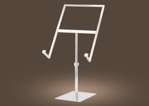 Quality Chrome Or Rose Metal T - Shirt Display Prop / Flooring Display Stands wholesale