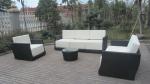 4pcs rattan sofa with very thick cushion