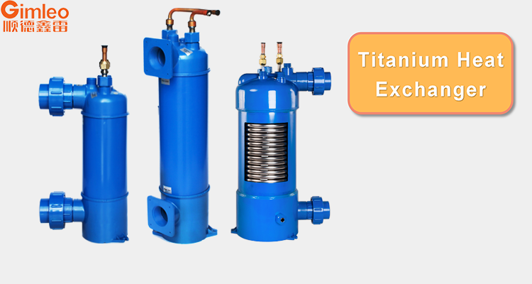 ETA-3 Chiller Titanium Evaporator Energy Saving With 12.7mm Refrigerant Inlet