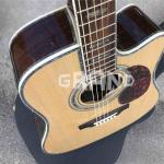Factory customization Solid Spruce Top D45c Cutaway Electric Acoustic Guitar