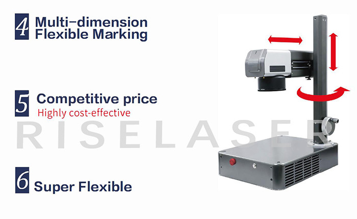 Dustless 20W Fiber Laser Marker Machine Desktop Laser Engraver