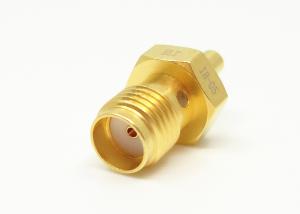 Quality Gold Plated Straight SMA Female to SSMC Male RF Adapter 50Ohm Impedance wholesale