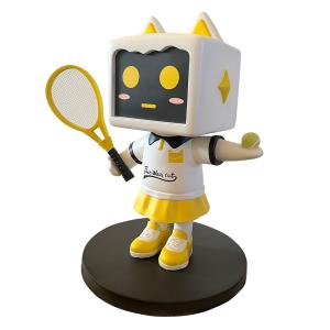 Quality Fiberglass Figure Sculpture Tennis Girl For Store Window Display wholesale