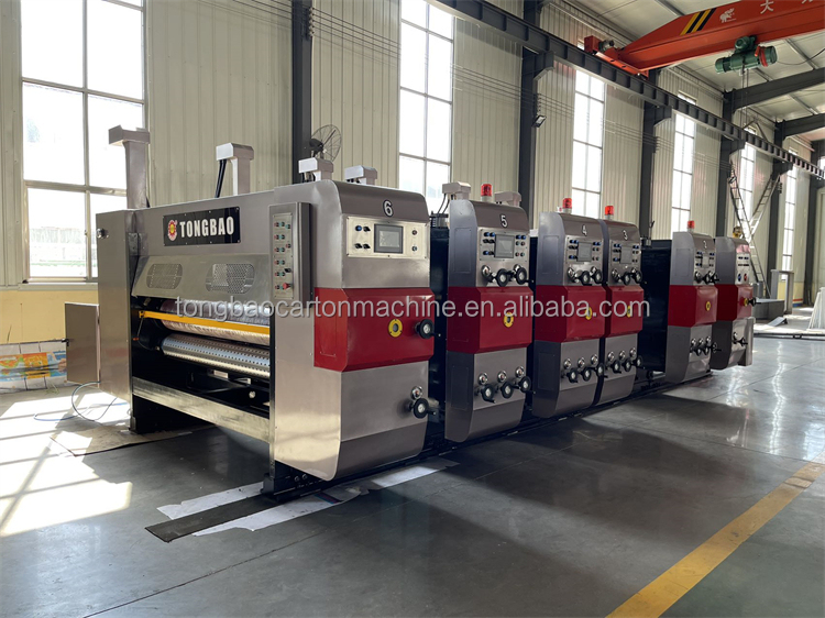 Customizable High Speed 2 3 4 Color Flexo Printing Slotter Machine for Carton Printing