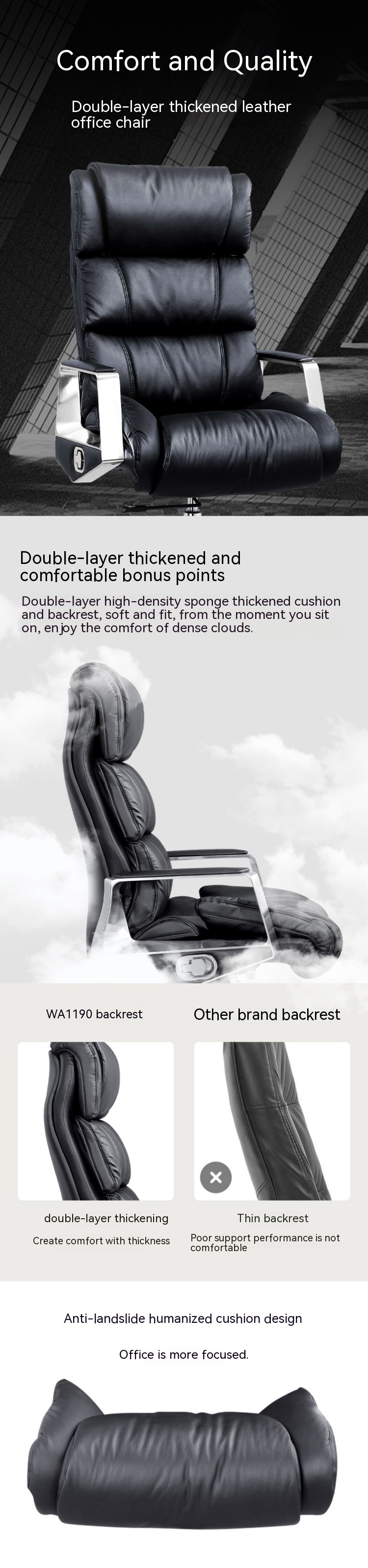 Comfortable Office Chair for Company and Home Office Needs by Boss Office Supplies
