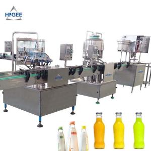 Quality Glass Bottle Carbonated Beverage Filling Machine 1000 Bph Filling Speed wholesale