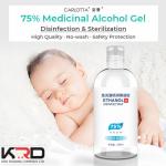 Hand Sanitizer Medicinal Alcohol 75% Gel Disinfection With Against Germs Hand